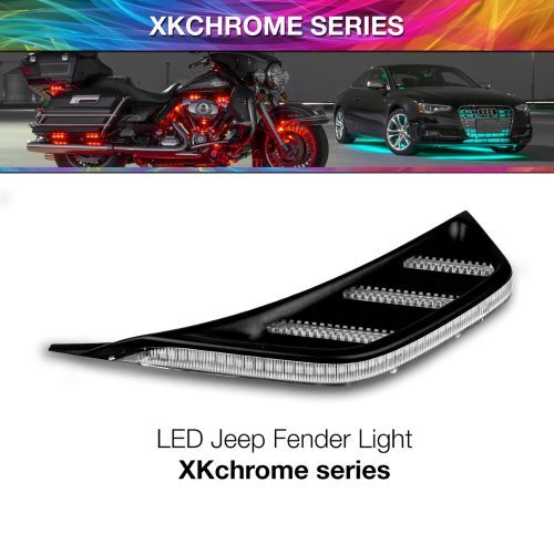 LED KIT ADD ON XKCHROME JEEP AIR VENT LIGHT LIGHT RGB + AMBER  NO CONTROLLER