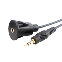 EXTENSION CABLE 3.5 MM AUXILIARY AUDIO PANEL JACK