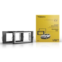 DASH KIT RADIO REPLACEMENT FOR VW. KIT INCLUDES MAIN RADIO BEZEL, METAL BRACKETS