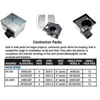 CONTRACTOR PACK HOUSING HUM USE WITH AK80LS6T AK90LS6T AK100LS6T AK110LS6T