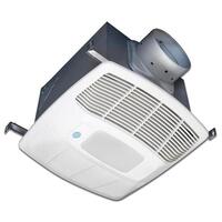 FAN 130 CFM ECO EXHAUST WITH HUMIDITY MOTION SENSOR LED SINGLE SPEED