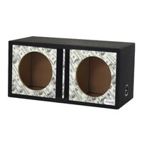 ENCLOSURE CARPETED 10" DUAL VENTED BANKROLL
