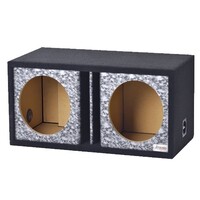 ENCLOSURE CARPETED 10" DUAL- REAPER BLACK