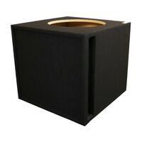 ENCLOSURE SINGLE 10" PORTED HIGH SPL OUTPUT-HEAVY DUTY SUBWOOFERS-ALL 1"-USA BUILT-SUPREME TERMINAL