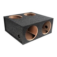 ENCLOSURE CARPETED 12" FOUR HOLE : 2 FRONT : 2 TOP SEALED