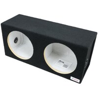 ENCLOSURE CARPETED 12" BLACK CARPET DUAL SEALED W/EXTRA BRACE AND POLYFILL COMPATIBLE WITH R2