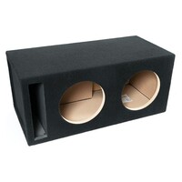 ENCLOSURE CARPETED 12" DUAL VENTED MOJO- ALL 1" SUB BOX