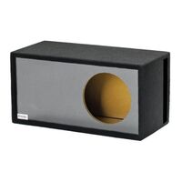 ENCLOSURE 12" SINGLE VENTED SPL-BLACK CARBON FIBER