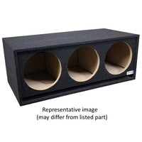 ENCLOSURE CARPETED 12" THREE HOLE VENTED