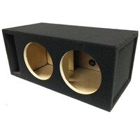 ENCLOSURE CARPETED 12" DUAL VENTED VFL COMPETITION SUBWOOFER ENCLOSURE- ALL 1" SUB BOX