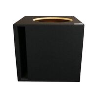 ENCLOSURE SINGLE 12" PORTED HIGH SPL OUTPUT-HEAVY DUTY SUBWOOFERS-ALL 1"-USA BUILT-SUPREME TERMINAL