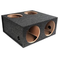 ENCLOSURE CARPETED 15" FOUR HOLE : 2 FRONT : 2 TOP SEALED