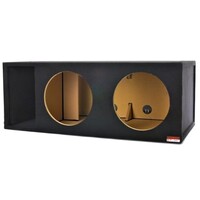 ENCLOSURE CARPETED 15" DUAL KERF-VENTED ENCLOSURE- ALL 3/4 INCH USA BUILT