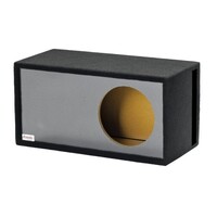 ENCLOSURE CARPETED 15" SINGLE VENTED SPL-BLACK CARBON FIBER