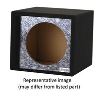 ENCLOSURE CARPETED 15" SINGLE VENTED -BLACK