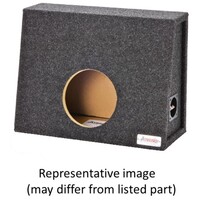 ENCLOSURE CARPETED 8" SINGLE TRUCK SEALED