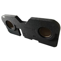 ENCLOSURE CARPETED DUAL 10" CARPETED PORTED DODGE RAM QUAD CAB 2002-2018 UPFIRE ENCLOSURE