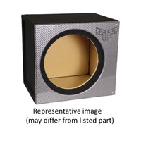 ENCLOSURE 12" SINGLE SEALED RF POWER T0-PREMIUM FACEPLATE,SUPREME TERMINAL CUP(COLORS: BLACK, BLUE,