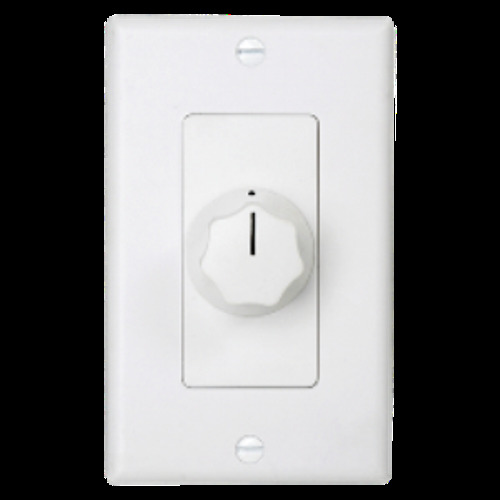 ATTENUATOR 10W DELUXE DECORA PLATE MOUNTED, 3DB STEPS-WHITE/IVORY