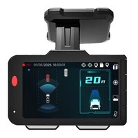 CAMERA AI DASH CAM. DUAL LENS FRONT 4K + REAR 1080P@30FPS, 3" CLEAR DISPLAY, F & R LENS 140 W ANGLE