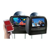 HEADREST 8" DUAL DVD/ HDMI 2020 FORD F250 UNLIMITED CAMELBACK