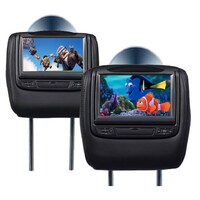 HEADREST CUSTOM  DUAL DVD MONITOR COMPLETE KIT 22' FORD EXPEDITION
