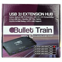 HUB USB 4 PORT 15M/49.2FT POWERED/ACTIVE OPTICAL USB 3.1 GEN 1 W/LEGACY USB 1.X/2.0 SUPPORT