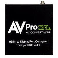 CONVERTER HDMI TO DISPLAYPORT AND 1X2 DISTRIBUTION AMPIFIER 4K60 (4:4:4) 18GBPS