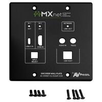 WALL PLATE BLACK FOR AC-MXNET-1G-EV2WP COLOR CHANGING KIT