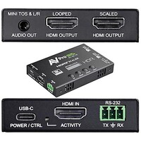 SCALER 40 GBPS 8K HDMI - EDID MANAGER/PIXEL SCALER/AUDIO EXTRACTOR & RECLOCKER WITH LOOP-OUT, TOSLIN