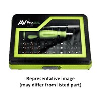 TOOL KIT AVPRO EDGE BRANDED 50 PIECE SCREWDRIVER TOOLKIT