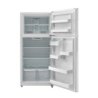 REFRIGERATOR 18.0 CF WHITE TOP MOUNT FROST FREE GLASS SHELVES INTEGRATED HANDLES