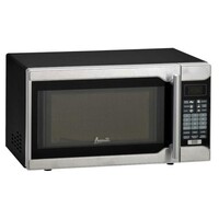 MICROWAVE 0.7 CF BLACK CABINET W/STAINLESS STEEL ELECTRONIC CONTROL 700 WATT TURNABLE