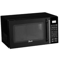 MICROWAVE 0.8 CF BLACK HOSPITALITY 700 WATT 6 FT WALL HUGGER CORD AUX OUTLET
