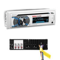 HEAD UNIT MARINE SINGLE-DIN, CD/MP3 PLAYER BLUETOOTH
