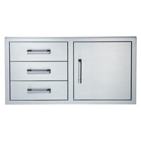 DOOR SINGLE WITH TRIPLE DRAWER 42-IN W X 22-IN H
