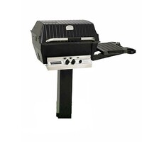 GRILL NATURAL H3 PACKAGE 2 BLACK IN-GROUND POST ONE SIDE SHELF