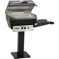 GRILL NATURAL H3 PACKAGE 3 BLACK PATIO POST/BASE ONE SIDE SHELF