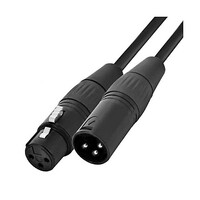 CABLE XLR MICROPHONE MALE TO FEMALE 3 FT