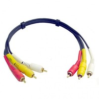 CABLE STEREO DUBBING 25FT GOLD