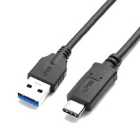 CABLE USB 3.0 TYPE 'C' MALE TO USB 3.0 TYPE 'A' MALE 3FT
