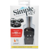 SIMPLE KEY GENERAL MOTORS OEM REPLACEMENT REMOTE AND TRANSPONDER KEYS REMOTE KEY - 5-BUTTON W/TRUNK