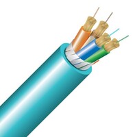 CABLE BREAKOUT 4 STRAND 50/125 SSF INDOOR 2.0MM SUBUNIT FIBERS 7.2MM RISER 1000 FT