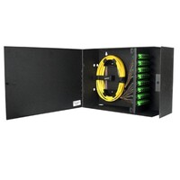 FIBER MOUNT WALL LARGE DIST UNIT SUPPORT PATCHING/SPLICING IN 1-8 ADAPTER PANEL POSITIONS 2 CMPTMT W