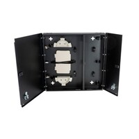FIBER MOUNT WALL DIST UNIT DESIGNED SUPPORT PATCHING/SPLICING IN 1 -2 ADAPTER PANEL POSITIONS 2 COMP