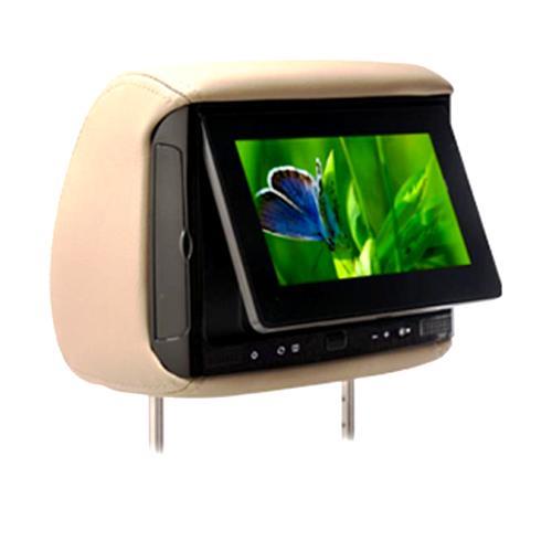 HEADREST 7" LCD  CHAMELEON BIG SCREEN 3 COLOR COVERS