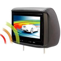 HEADREST 9" LCD CHAMELEON BIG SCREEN WITH WIRELESS SCREENCASTING AND 3 COLOR COVERS