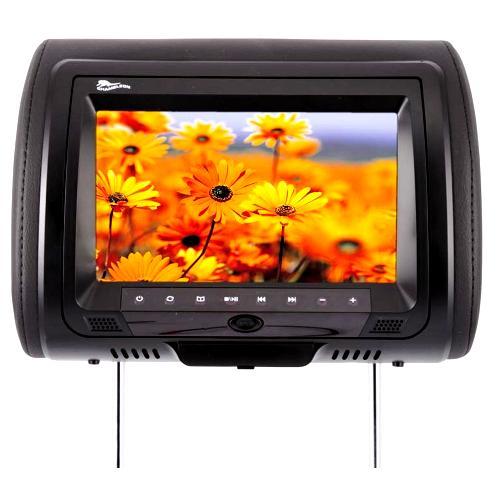 HEADREST 9" LCD W/DVD 3 COLOR COVERS