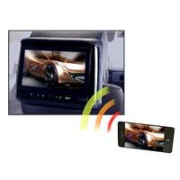 REAR SEAT VIDEO 9" LCD SLAVE UNIT 3 COLOR COVERS W/WIRELESS SCREENCASTING