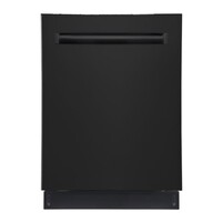 DISHWASHER 24" BLACK STAINLESS TUB INT CONTROL 3RD LEVEL CUTLERY RACK